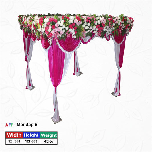 Artificial Radiant Drapery Bliss Mandap