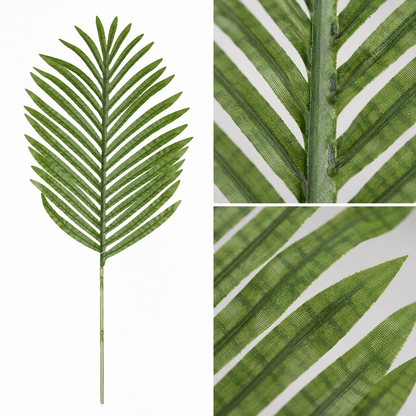 Artificial Green Palm Leaf Stick – 68 cm Decorative Foliage Stem for Vases, Floral Arrangements & Wedding Décor