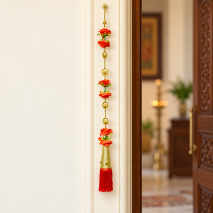 Artificial Flower 6 Red Ladi | pack of 1