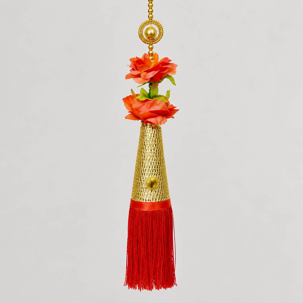 Artificial Flower 6 Red Ladi | pack of 1