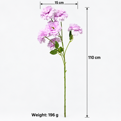 Artificial Lavender Purple Flower Stick – 110 cm Decorative Floral Spray for Home, Office & Wedding Décor
