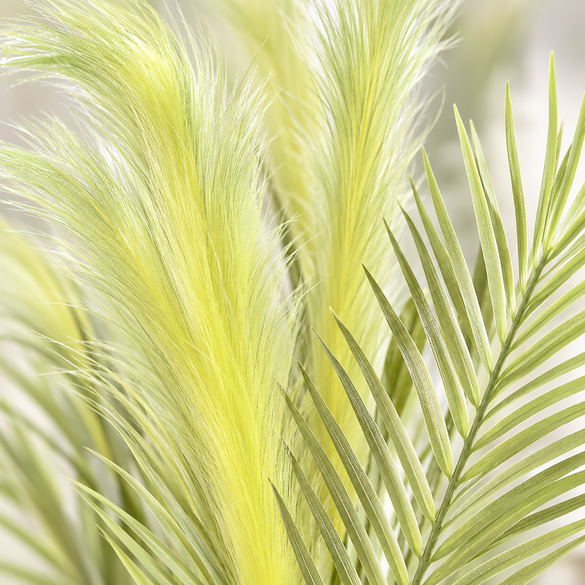 Artificial Cream Pampas Grass Bunch – 70 cm Decorative Plume Spray for Vases, Home & Wedding Décor