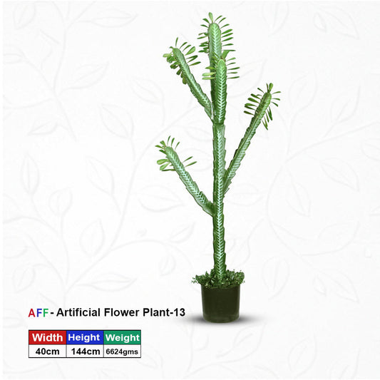Artificial Plant Euphorbia Trigona Potted Cactus