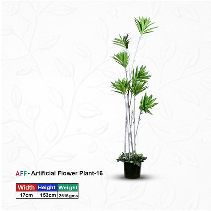 Artificial Plant Multi-Stem Staggered Dracaena Tree