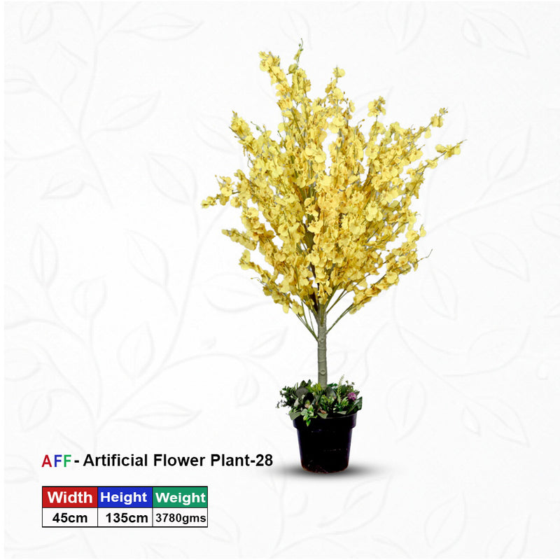 Artificial Plant Oncidium "Dancing Lady" Potted Tree
