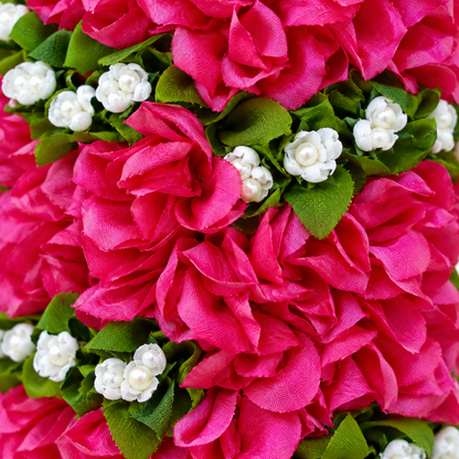 Artificial Flower Garland with Golden Bell | Pack of 10