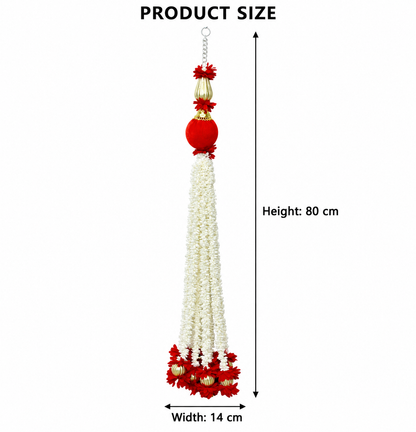 Artificial Flower Ladi mogra Red | Pack of 1