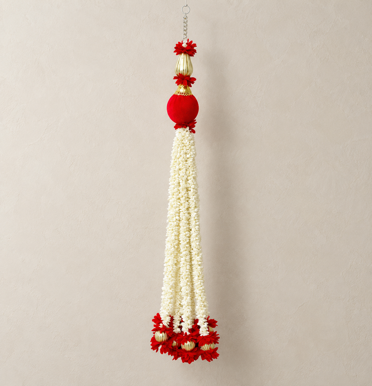 Artificial Flower Ladi mogra Red | Pack of 1