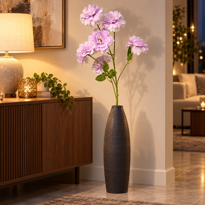 Artificial Lavender Purple Flower Stick – 110 cm Decorative Floral Spray for Home, Office & Wedding Décor