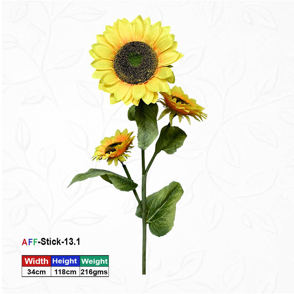 Artificial Sunflower Stick | AFF-Stick-13.1