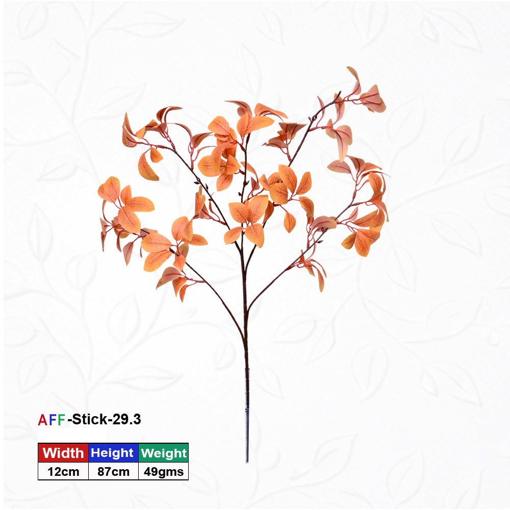 Artificial Orange Stems Leaves Branches | AFF Stick 29.3