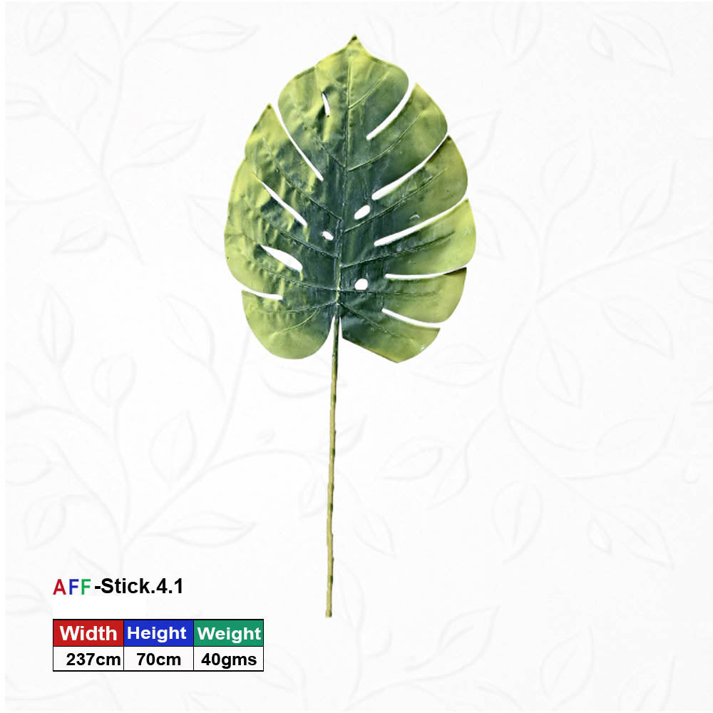 Artificial Monstera Dry Leaf Green | AFF-Bunch-4.1