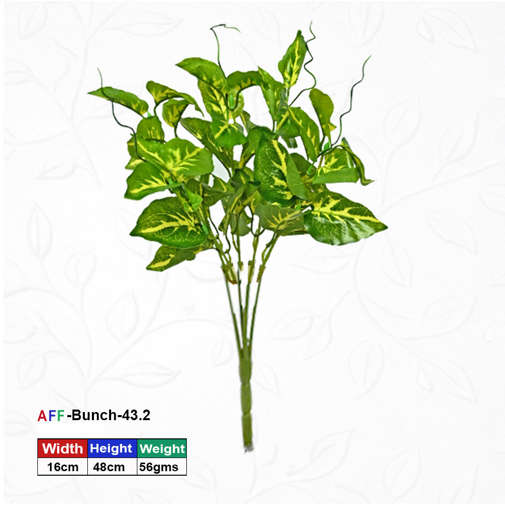 Artificial Money Plant Yelow & Green | AFF Bunch -43.2