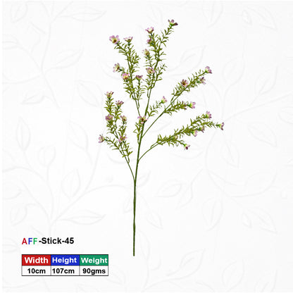Artificial Wax Flower Spray Pink | AFF Stick -45