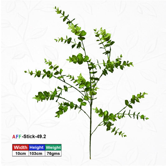 Artificial Flower Bunch - Eucalyptus Green Sticks | AFF Stick -49.2