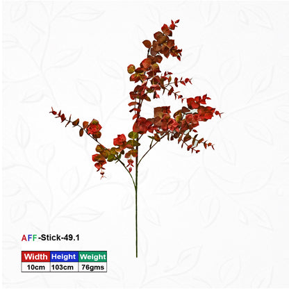 Artificial Flower Bunch - Eucalyptus Red Sticks | AFF Stick -49.1