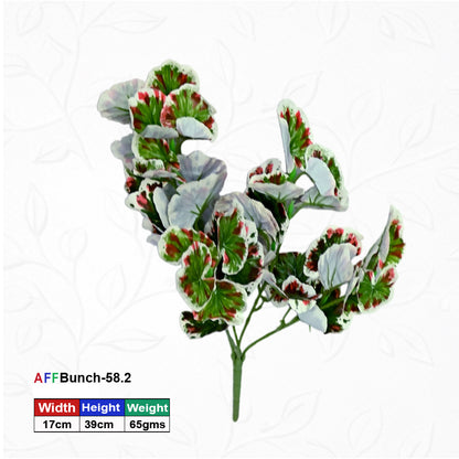 Artificial White Geranium Bush | AFF Bunch -58.2