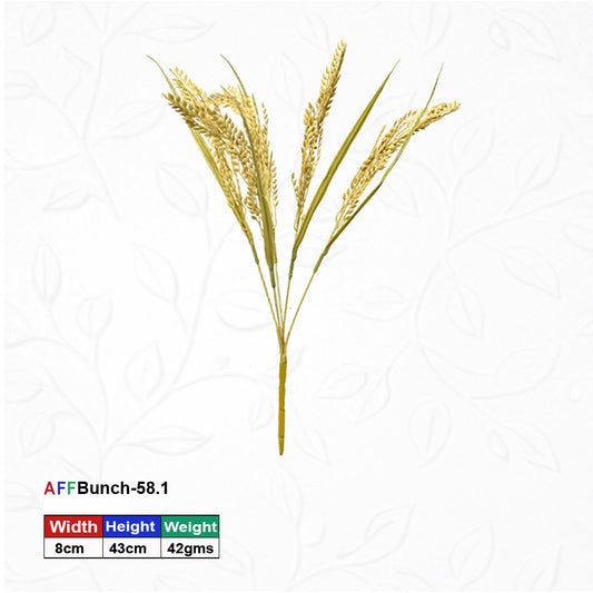 Artificial Golden Wheat Dry Grass | AFF Bunch -59.1