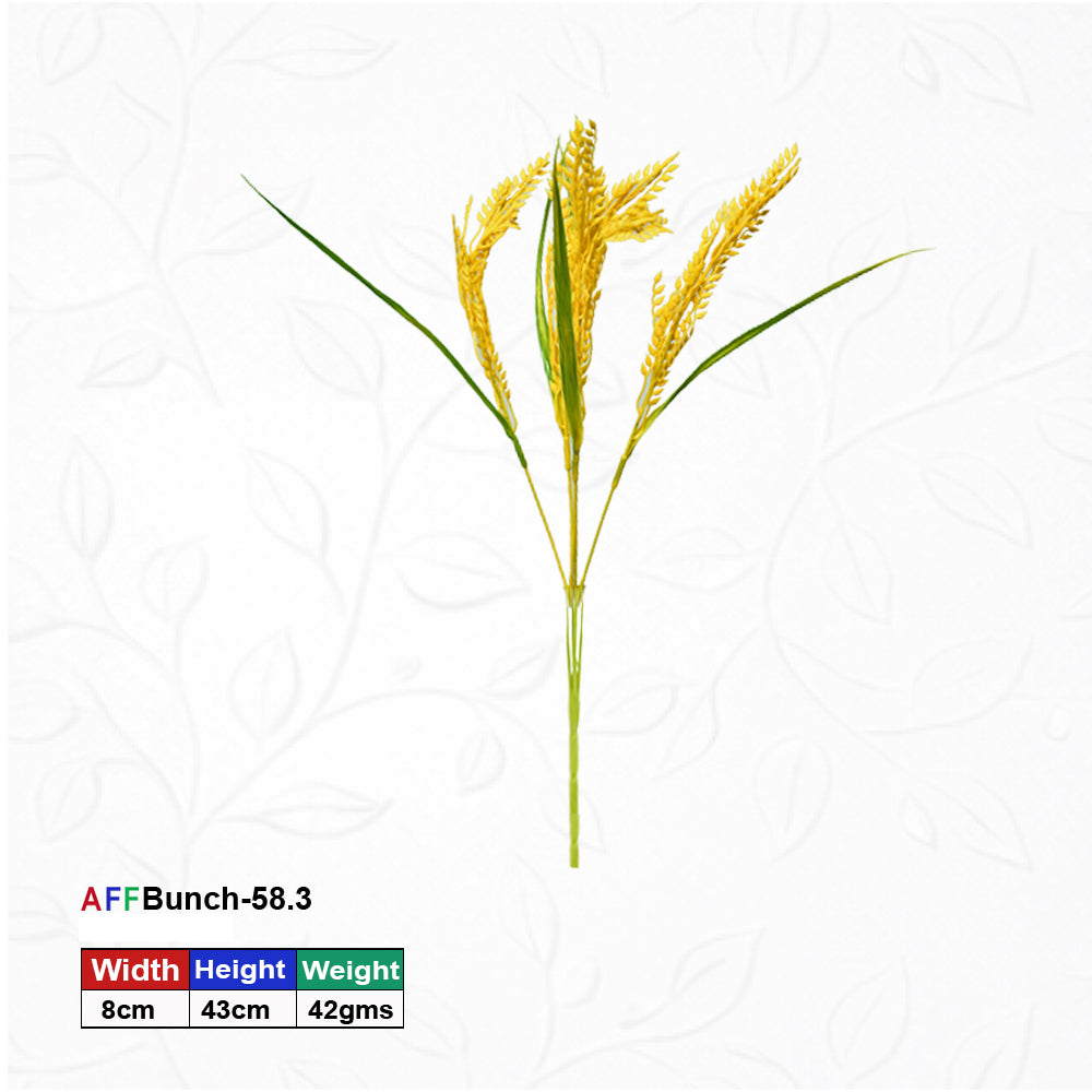 Artificial Wheat Dry & Green Grass | AFF Bunch -59.3