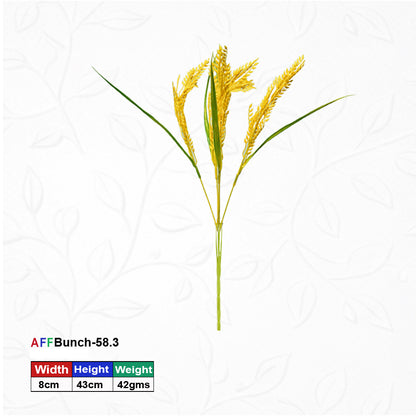Artificial Wheat Dry & Green Grass | AFF Bunch -59.3