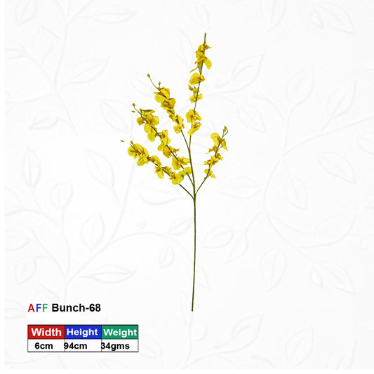 Artificial Yellow Small Golden Jasmine Flowers Plant | AFF Bunch-68
