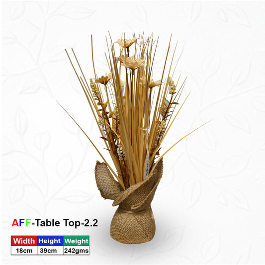 Artificial Prairie Cream Rustic Bouquet Succulent