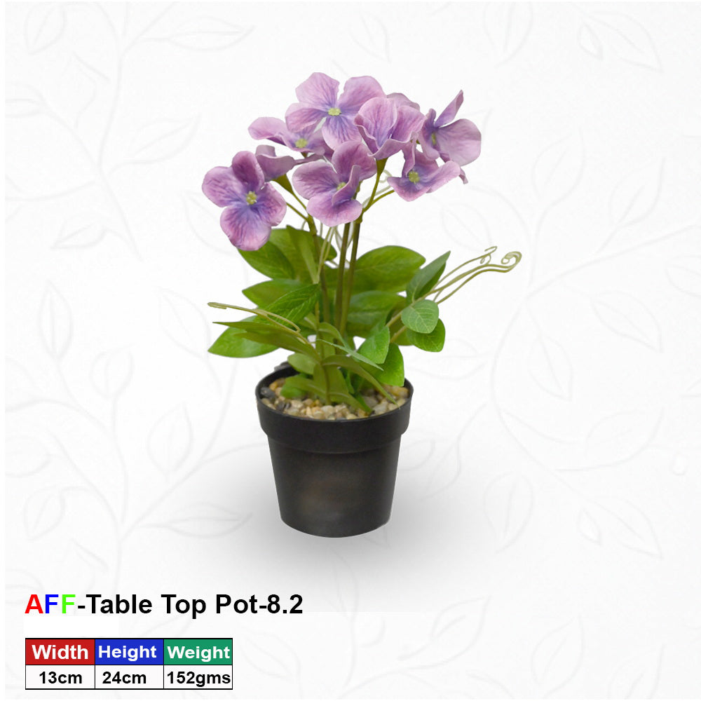 Artificial Succulent Spring Blossom Tabletop Pot