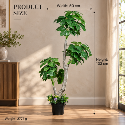 Artificial Plant Multi-Tiered Umbrella Potted Tree