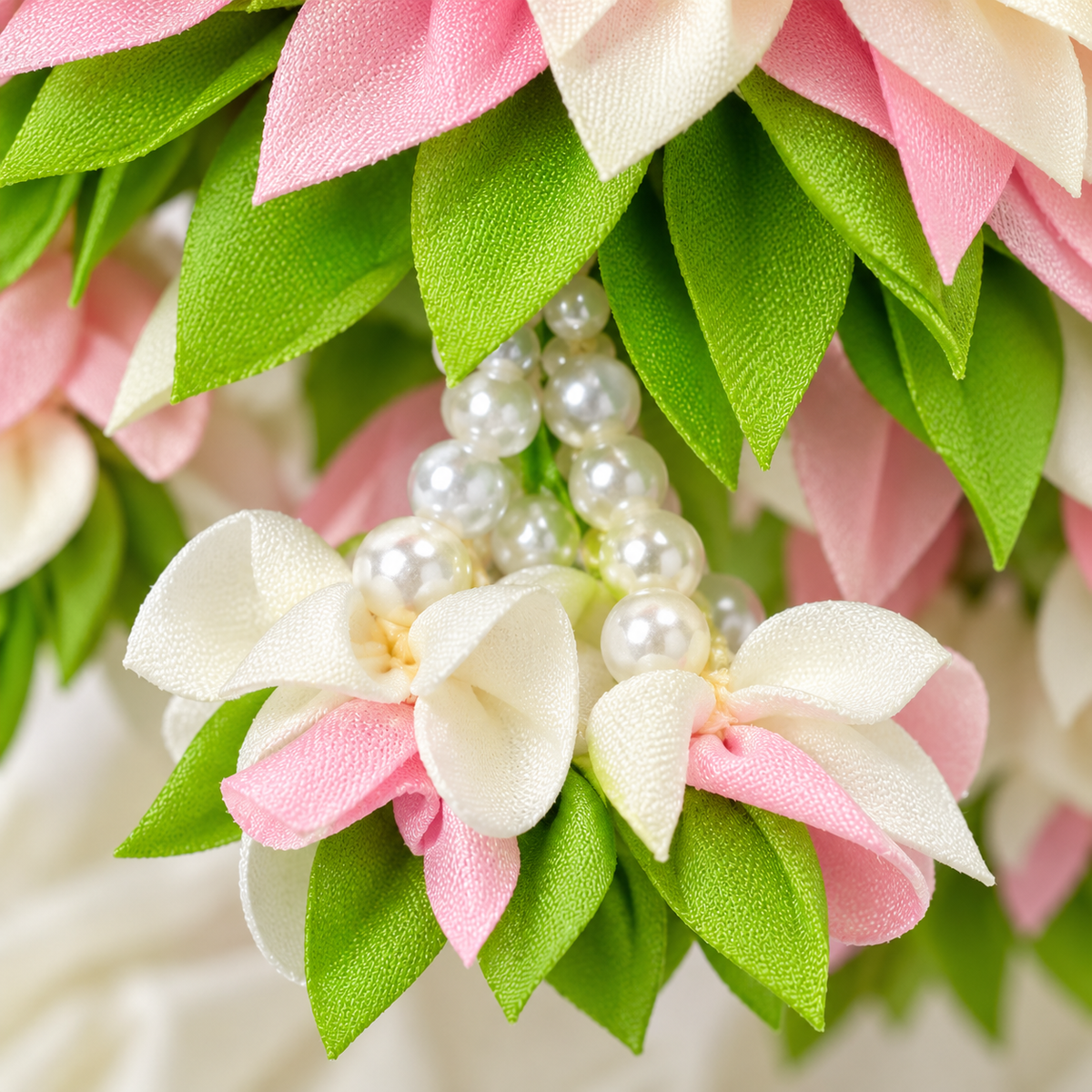 Artificial Flower Garland small Dhol Ladi | Pack of 10
