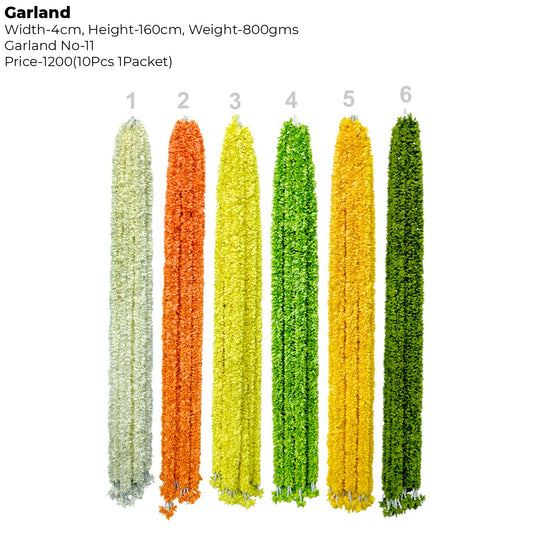 Artificial Flower Garland | AFF-Garland-11.4  | Price Rs.1200/10pcs {Different colors are available}