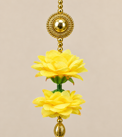 Artificial Flower 6 White Ladi | Pack of 1