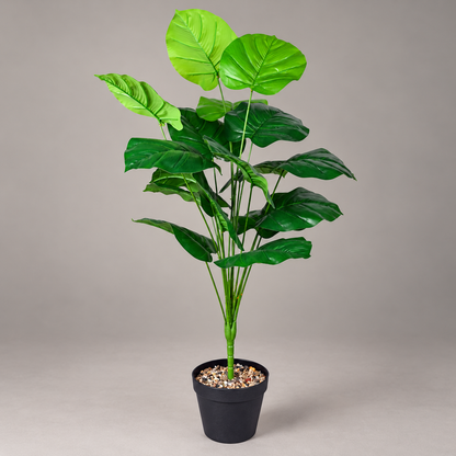 Artificial broad leaf green plant AFF-Plant-106 - side