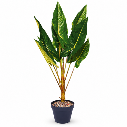 Artificial foliage plant 108 design 2 - white