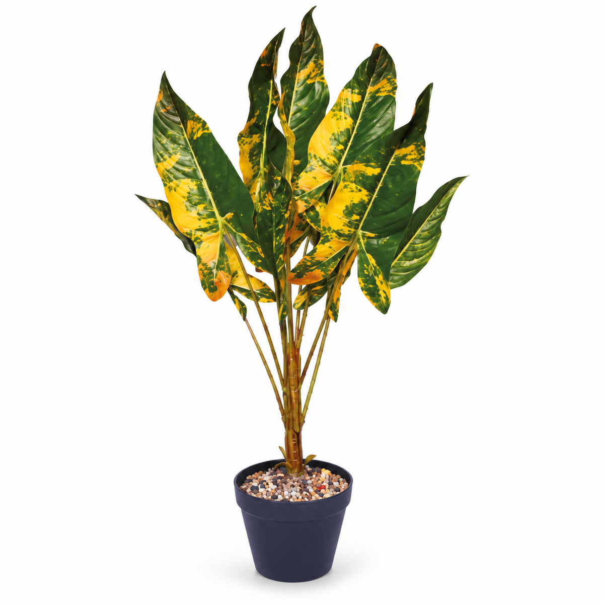 Artificial foliage plant 108 design 3 - white