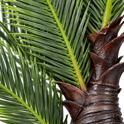 Artificial triple crown cycad palm 160 cm - detail