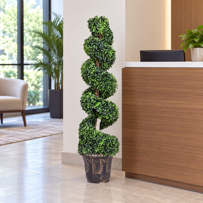 Artificial spiral topiary AFF-Plant-134 - office