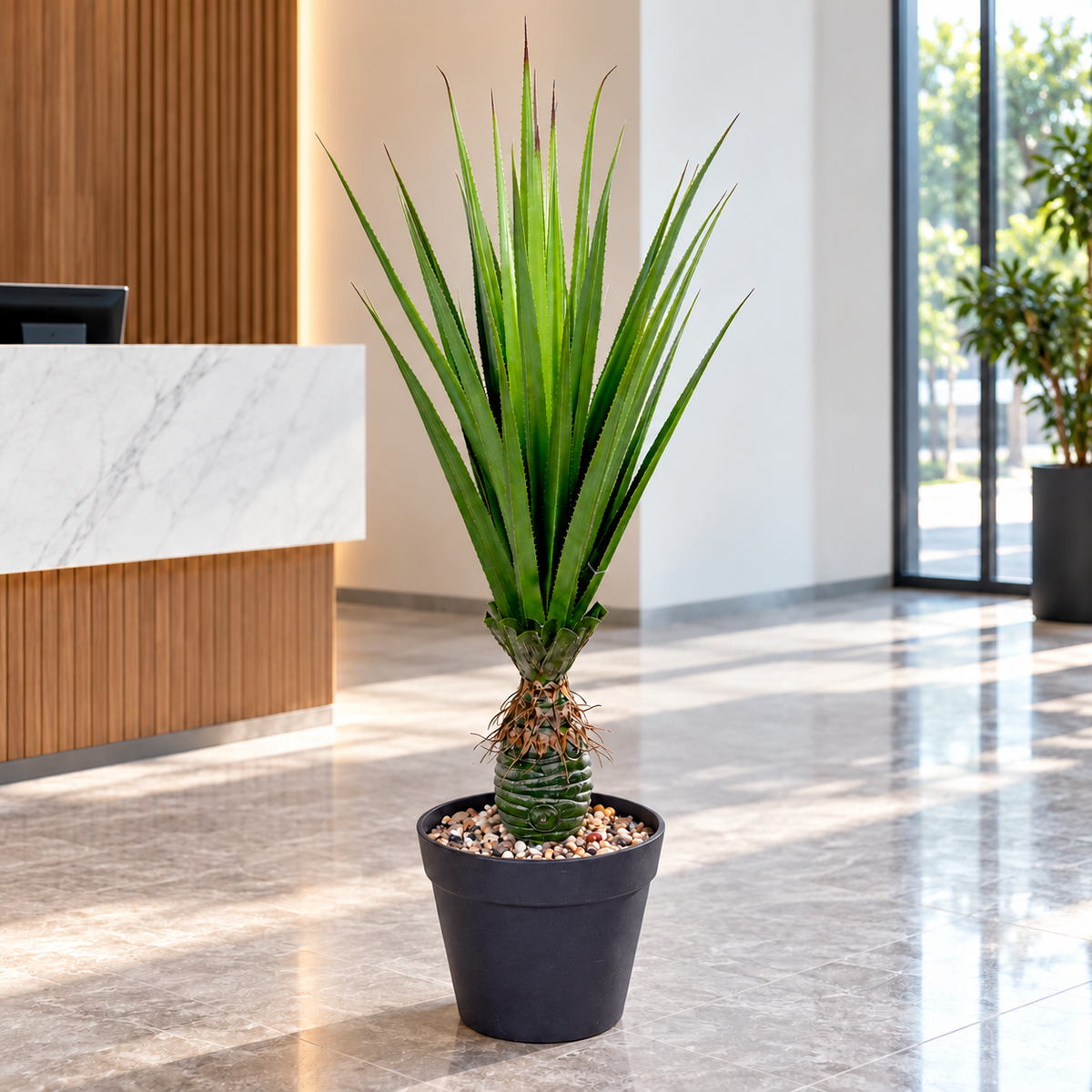 Artificial agave-style plant 56 - office