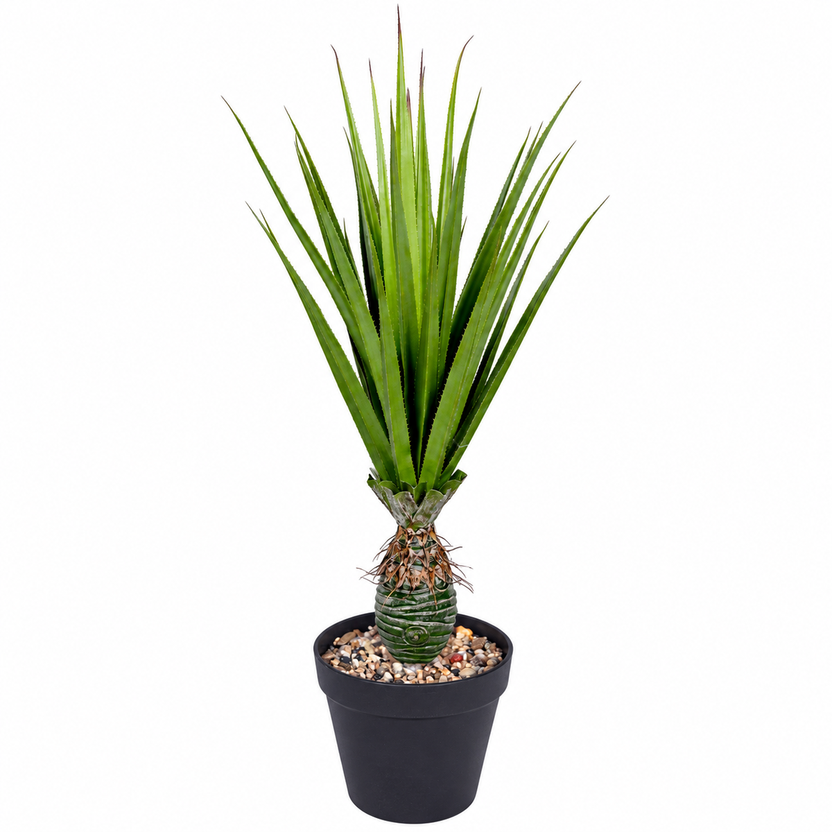 Artificial agave-style plant 56 - white