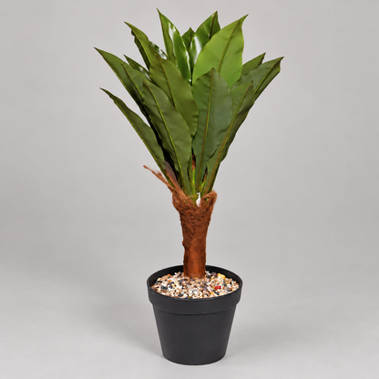 AFF Plant 97 artificial green broad leaf plant - side-view