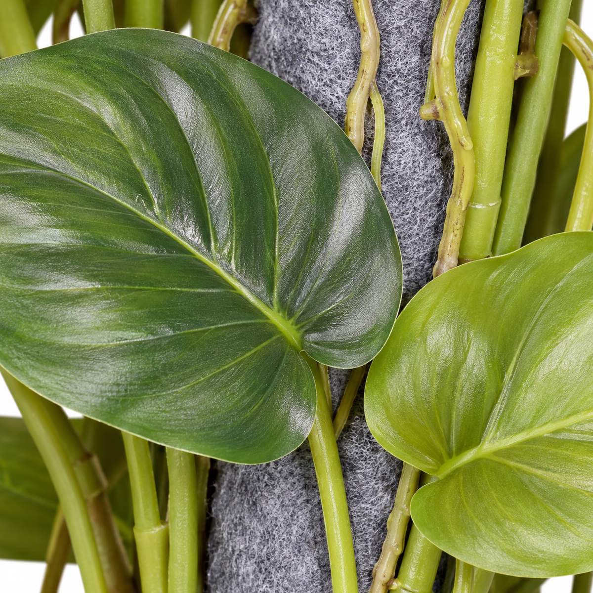 Artificial climbing heart leaf plant 95 cm - detail