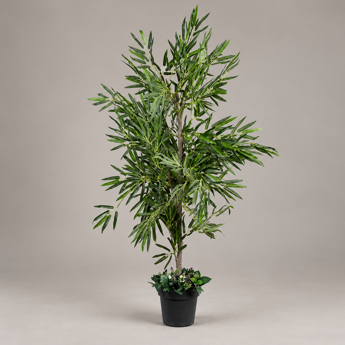 Artificial Bamboo Willow Potted Tree - side-view