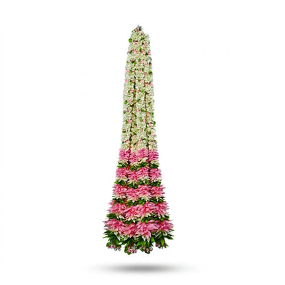 Artificial Flower Garland (Long Dholak Ladi) | AFF-Garland-21 | {Different colors are available}