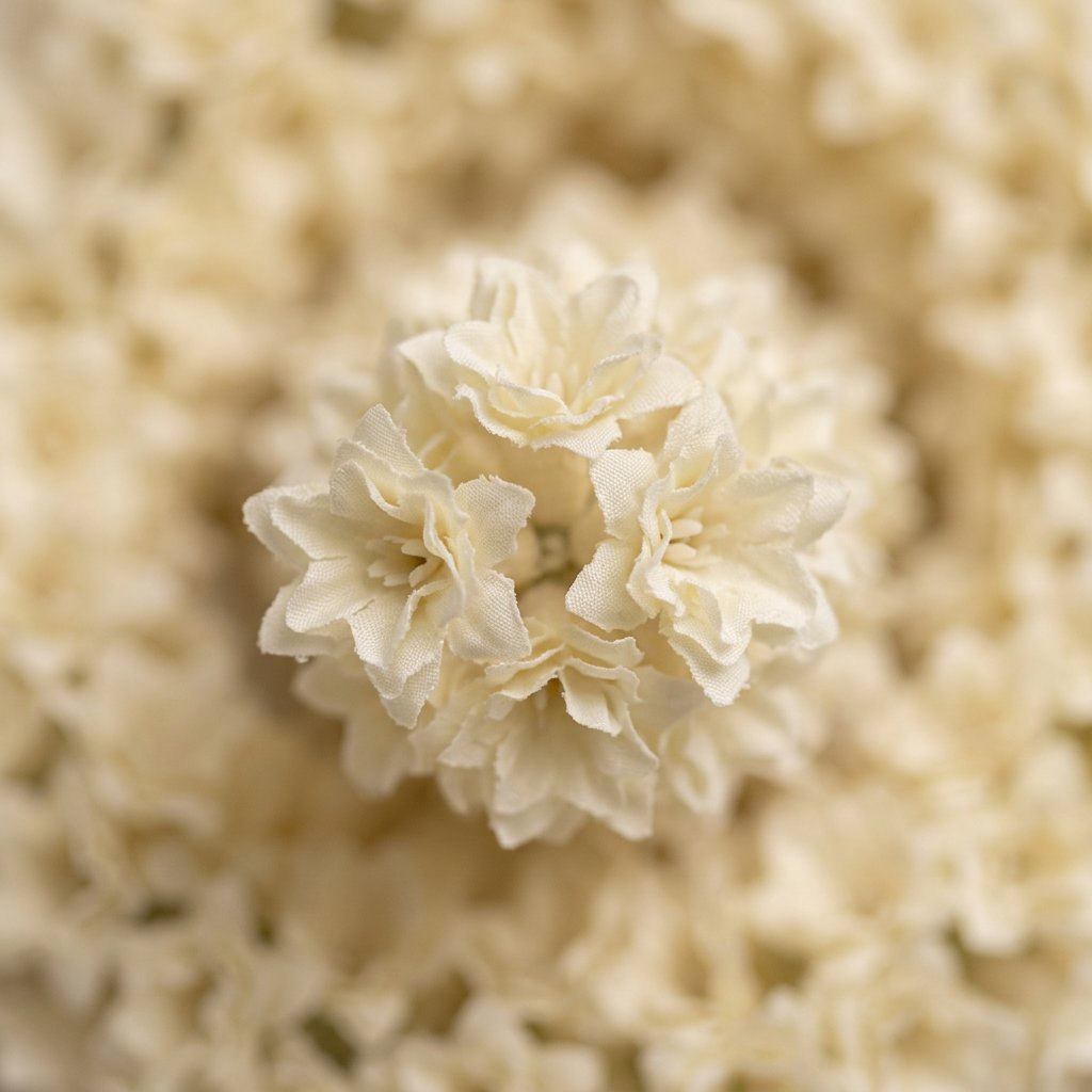 AFF Artificial White Jasmine / Mogra Floral Garland (160 cm / 800g)- Artificial Flower Garland | AFF-Garland-11.1