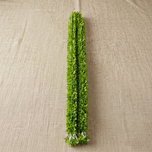 Long Green Leafy Hanging Garland – Slim Artificial Foliage Latkan for Door, Window, Balcony & Backdrop Décor (160 cm) – Pack of 10