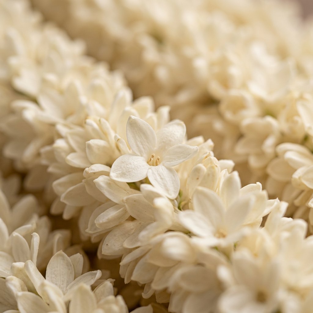 AFF Artificial White Jasmine / Mogra Floral Garland (160 cm / 800g)- Artificial Flower Garland | AFF-Garland-11.1