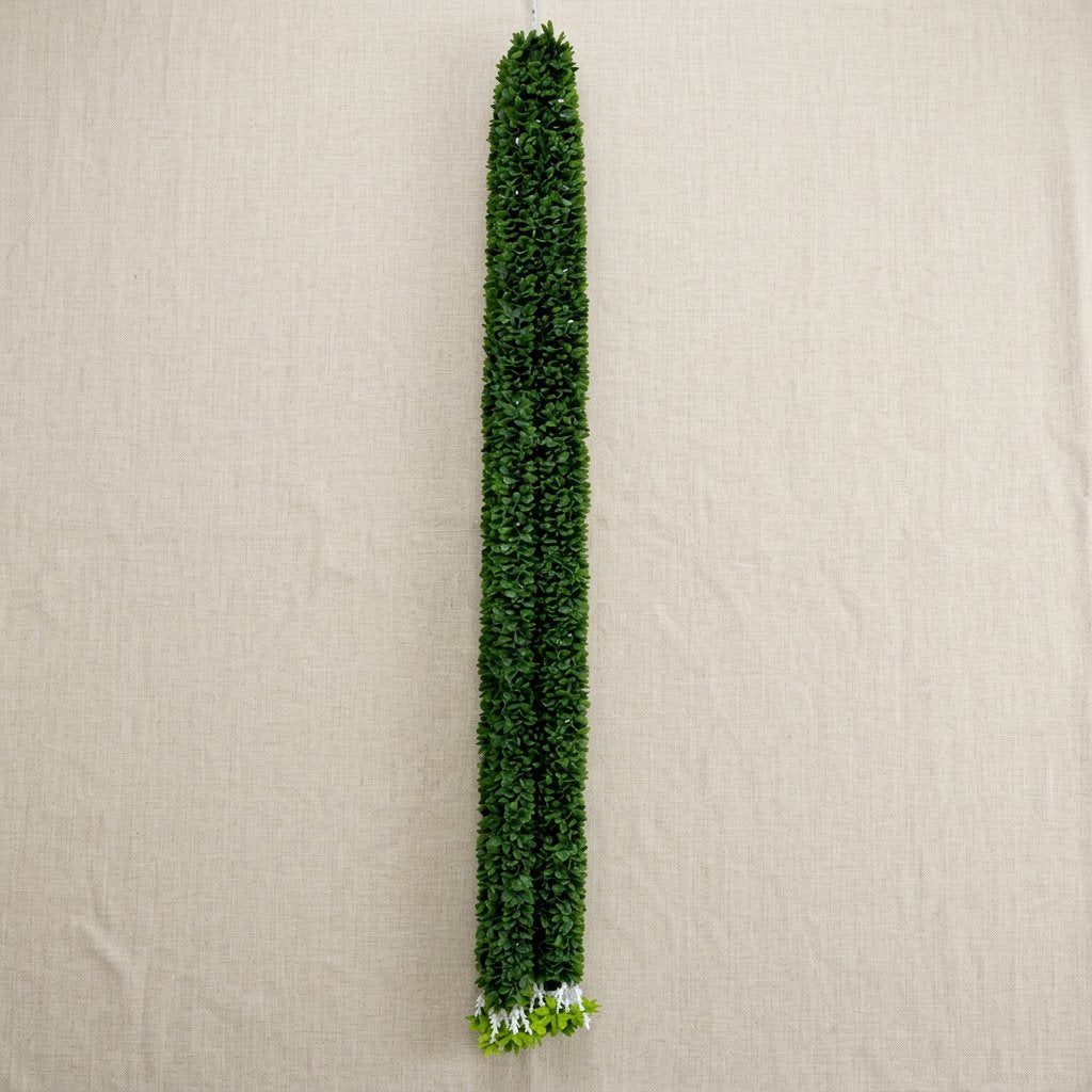 Long Green Leafy Hanging Garland – Slim Artificial Foliage Latkan for Door, Window, Balcony & Backdrop Décor (160 cm) – Pack of 10