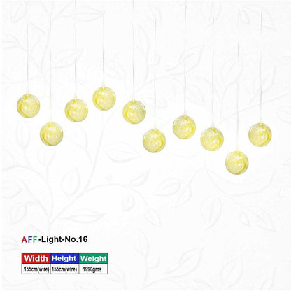 Golden Sphere Modern Decorative Pendant Hanging Light