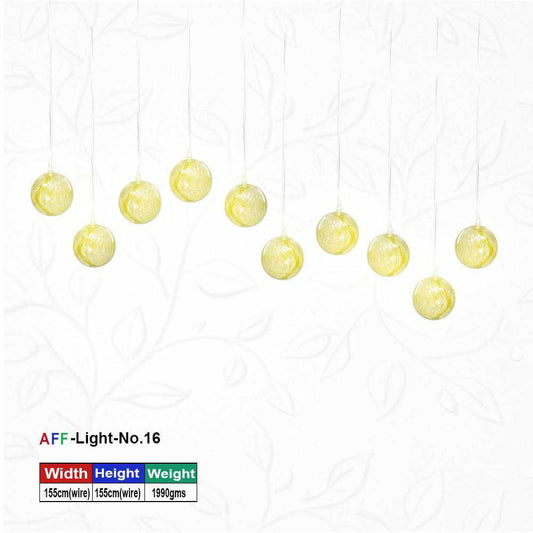 Golden Sphere Modern Decorative Pendant Hanging Light