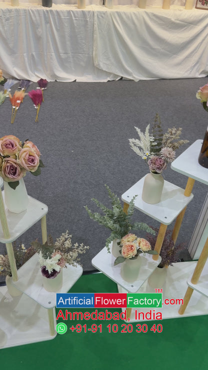 Artificial Bird's Nest Fern Light Brown | AFF Bunch 28.2