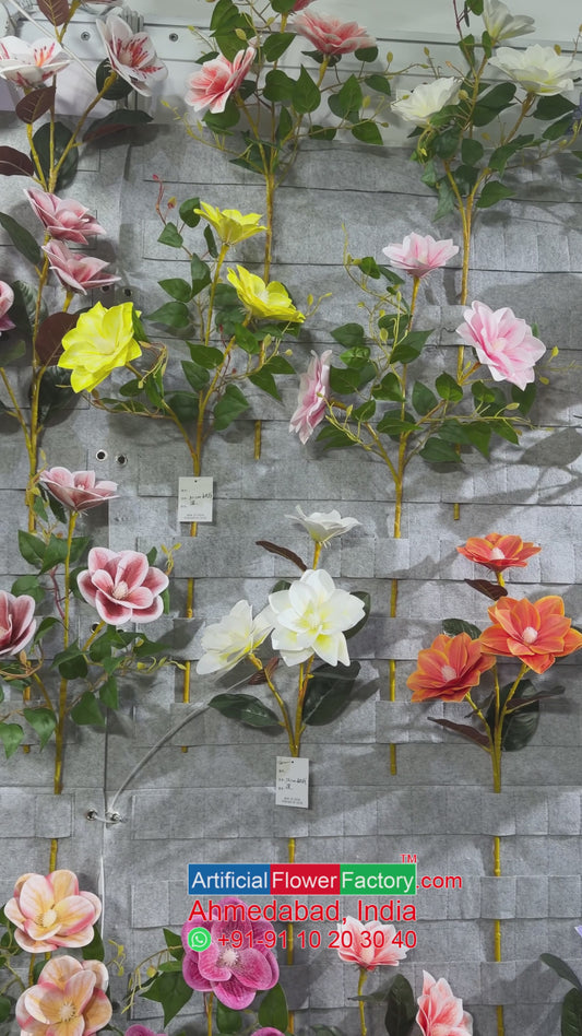 Artificial Lotus Pink Flower Stick | AFF-Stick-9.1